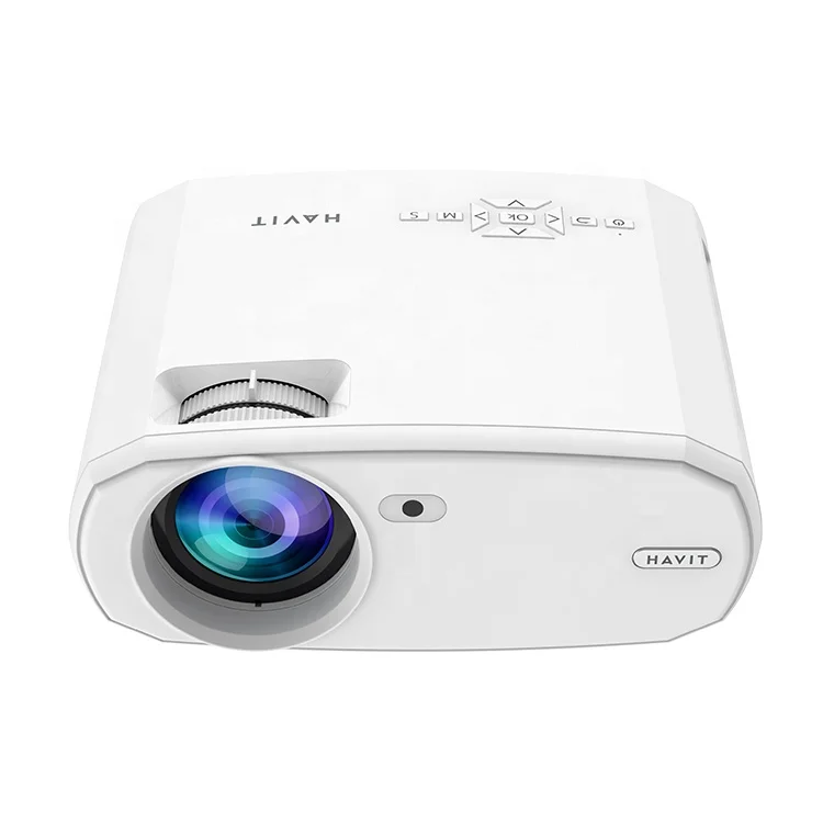 PJ202 Havit Smart Usb Wifi Home Theater Mobile Projector 1080P Proyectores De Luz Lcd Phone Wifi Wireless Beam Projector 15000
