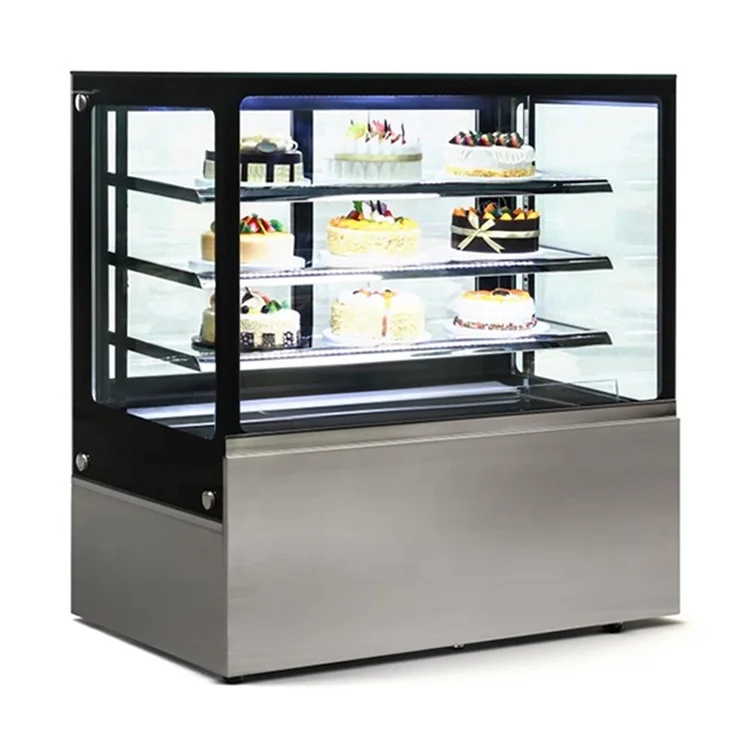 CE Approved Commercial Air Cooling Cake Display Case
