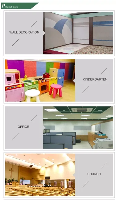 
TianGe Factory Recyclable polyester acoustic panels pet felt acoustic panels office desk acoustic screen 