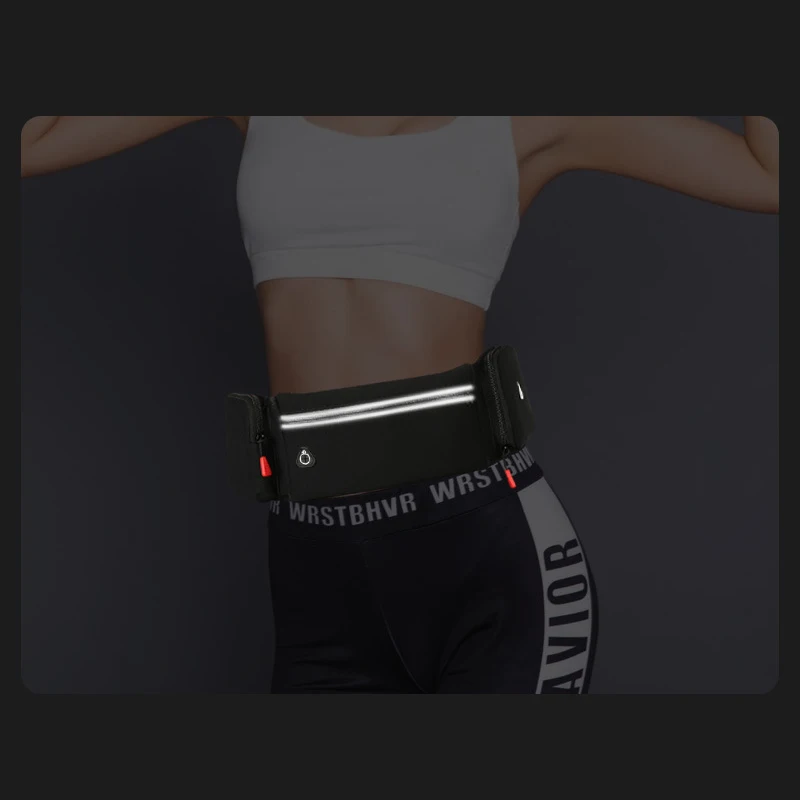 hualian elastic circle waist belt yoga running belt for competition running waist belt