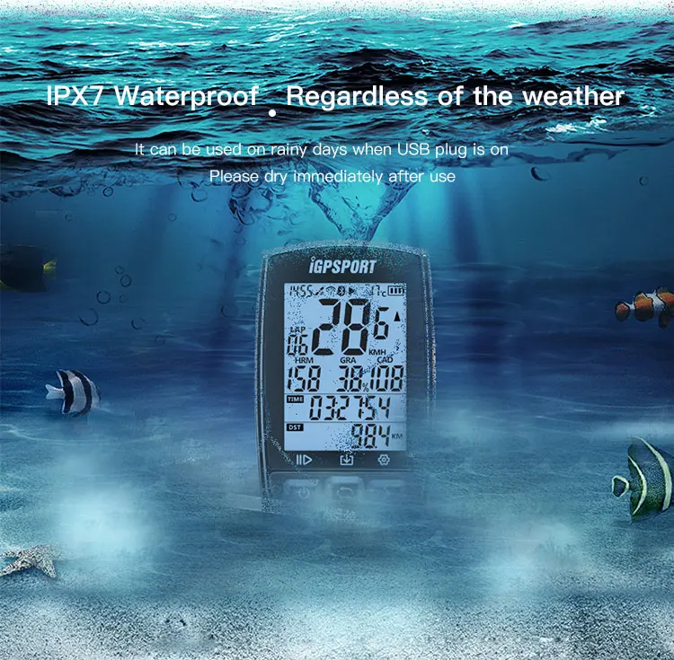 Спидометр iGPSPORT iGS50E, компьютер для дорожного велосипеда, горного велосипеда