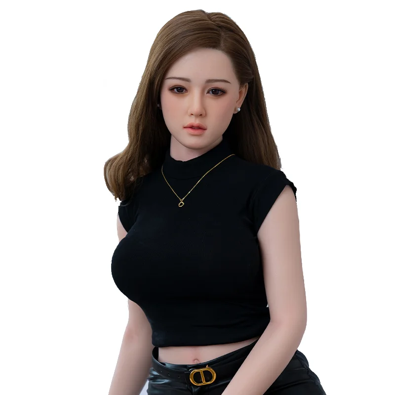 Solid silicone doll for men can be inserted into a non-inflatable real person inverted sex doll