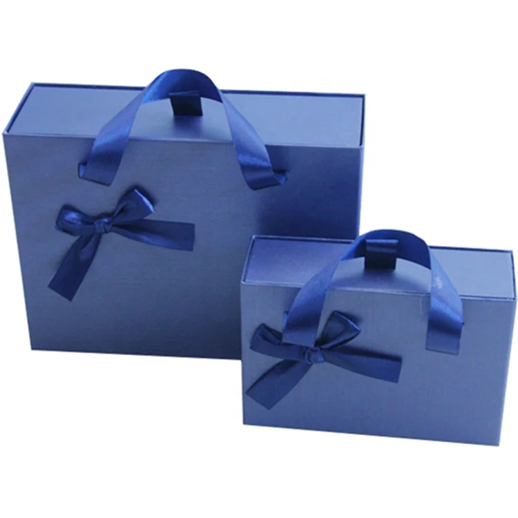 Customized Gift Boxes And Gift Bags Cosmetics Clothing Packaging Boxes Mystery Box Surprise Gift With Handle
