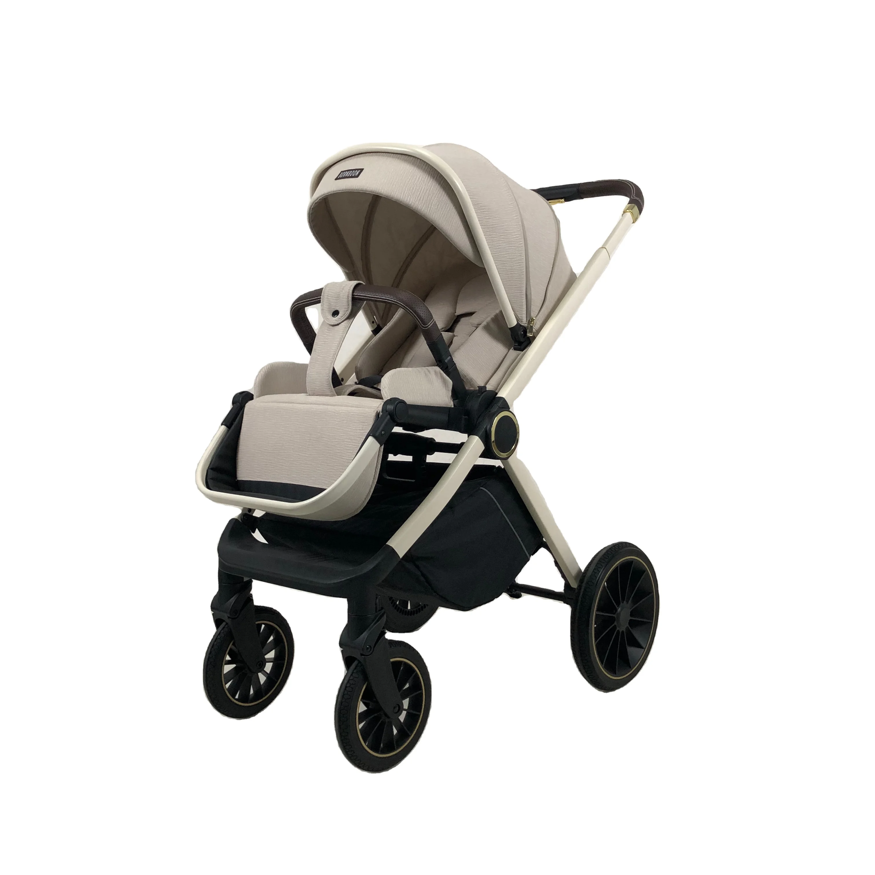 Coches Para Bebes. Luxury Carriage Stroller Baby 3 In 1 Kinderwagen Foldable Baby Stroller Pram 3 In 1 With Car Seat