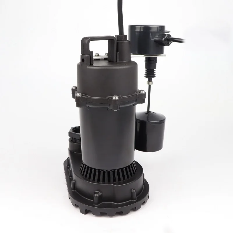 GP Enterprises Made Cast Aluminum Vertical Switch Submersible Dirty Water Sump Pump for household water system treatment