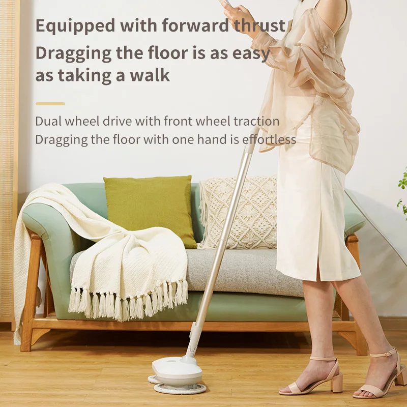 Electric Steam Mops 360 Spin Cleaning Floor Mop With Spray Water Function Automatic Floor Mops