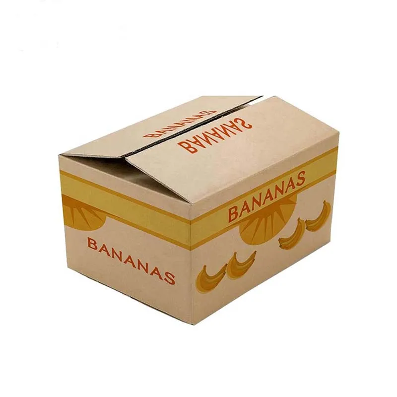 T13 Double Wall Cardboard Box Strawberry Orange Pineapple Apple Vegetable Fruit Banana Custom Shipping Carton Box