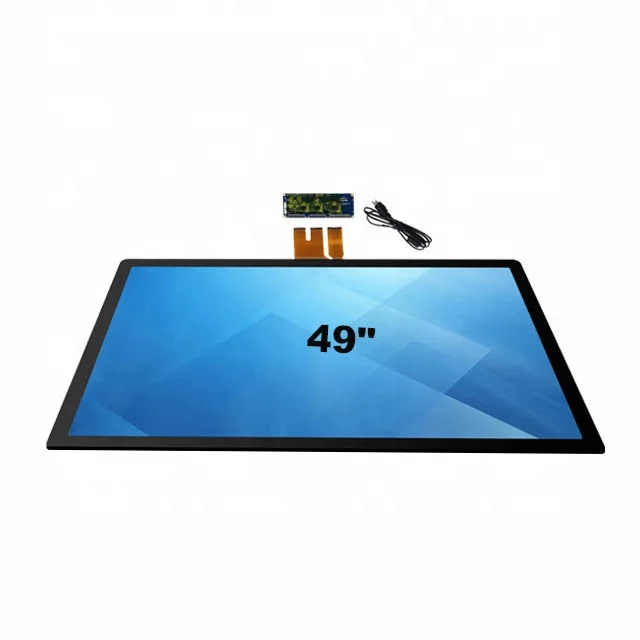 Capacitive touch panel 49 inch industrial control display touch screen teaching equipment all-in-one touch panel