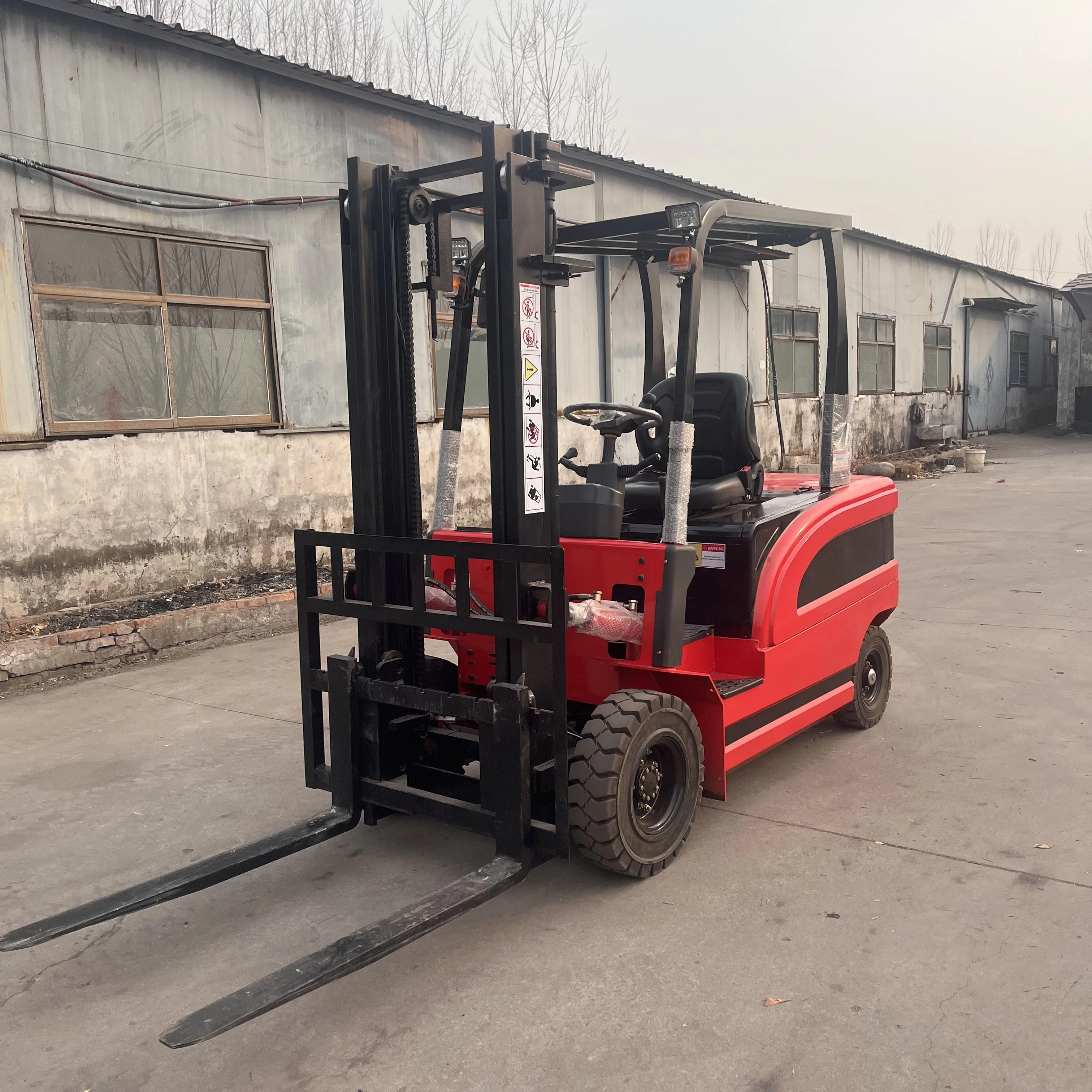Cheap Price Electric Forklift 1 1.5 2 2.5 3 Ton Fork Lift Electric Warehouse Battery Forklift