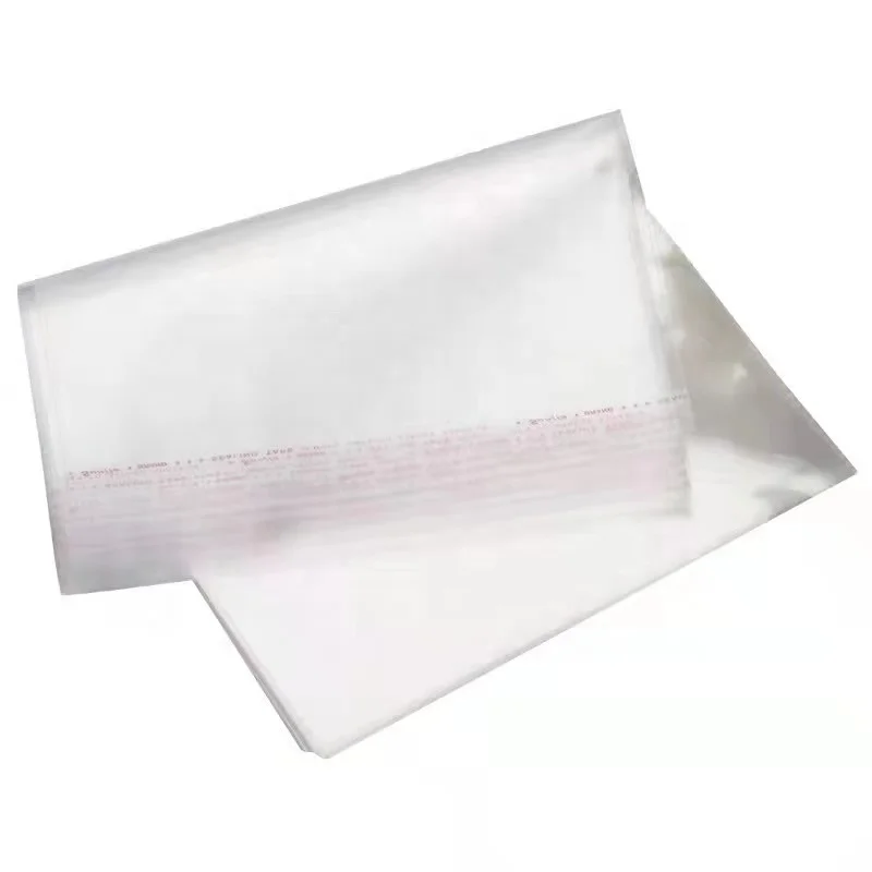 Custom Printed Biodegradable Large Sealing Opp Clear Cellophane Self Adhesive Opp Plastic Bag