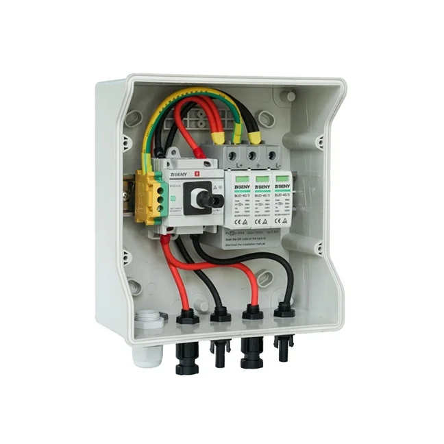 Beny 32a 1000v 2 in1out Ip66 DC комбайнер для фотоэлектрической системы солнечных панелей