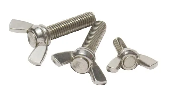 Customized high quality wing bolt m4 m5 m6 stainless steel eye bolts with nuts