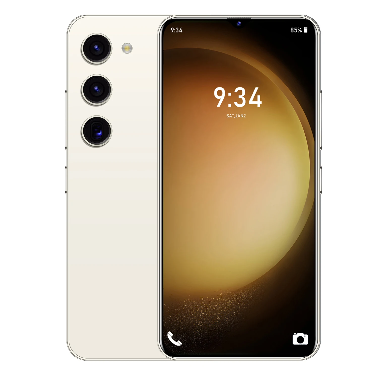 Hot Selling S23+ original 7.2 Inch 72MP+108MP 16GB+1TB Big Screen Android smartphone unlock cellphone Mobile phone