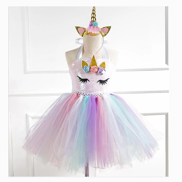 
Custom Halloween Costume Manufacture Factory for Girls Children unicorn Costume Party Halloween 