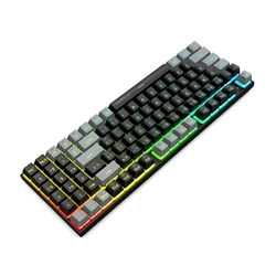 New arrival  94keys layout wired mechanical  keyboard  hot swap  RGB backlight gaming mechanical keyboard for computer/laptop