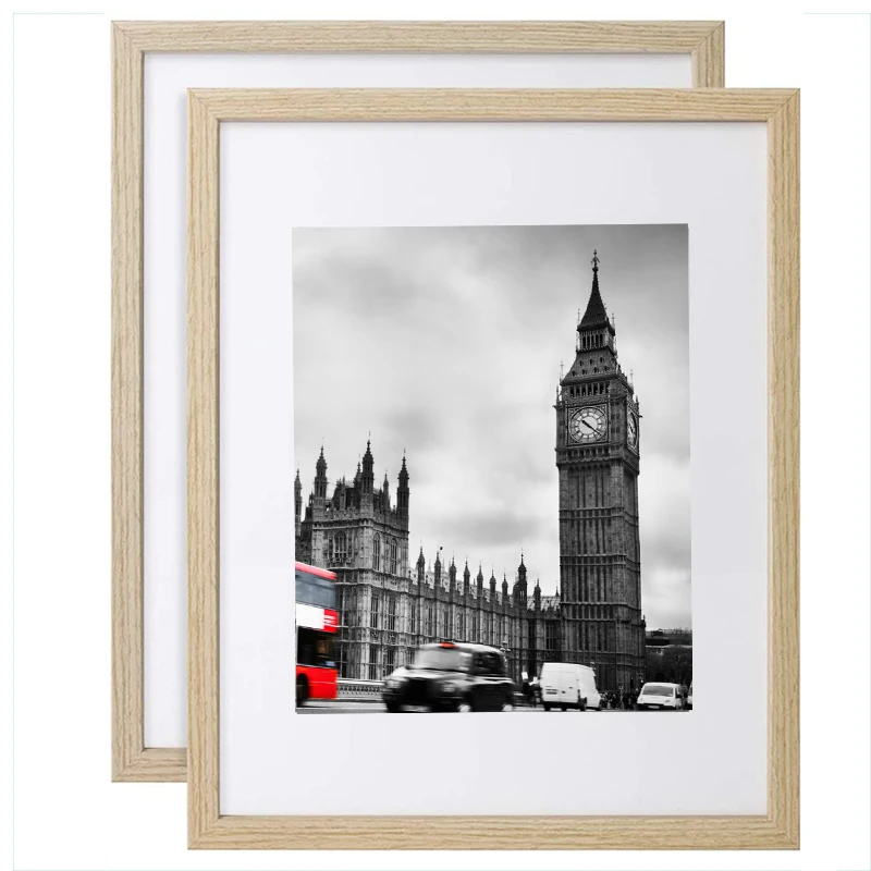 Hot Sale Simple Style Wood Custom Wall Photo Picture Frames For Home Decor