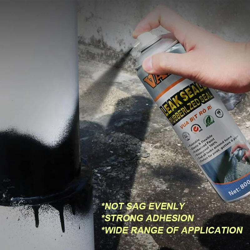 Leak seal rubberized  seal spray