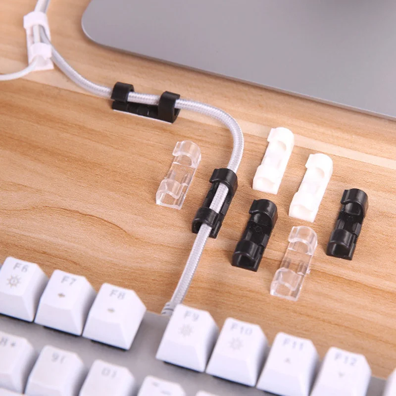 Органайзер для кабелей зажимы управления кабелями самоклеящийся зажим проводов настольный настенный аккуратный держатель намотка шпули