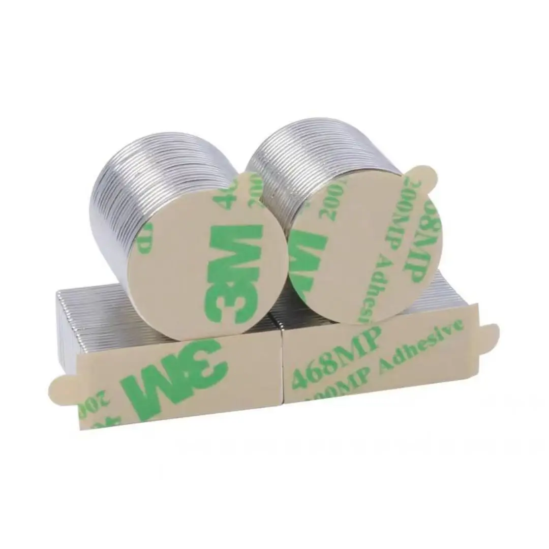 Ndfeb Super Strong N35 Rare Earth Neodymium Magnet Double-Sided Adhesive Block Rectangular 50X10X5 Materials Adhesive Magnet N52