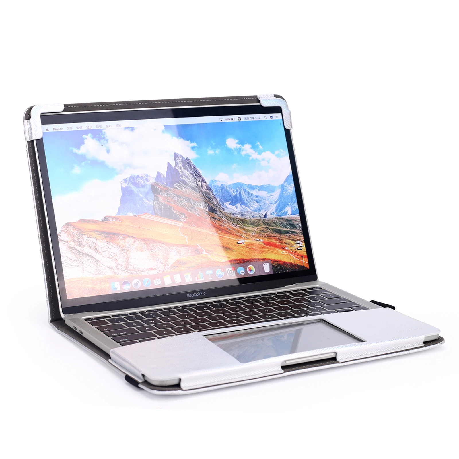 Business Laptop Case Pu Leather Sleeve Laptop Cover Protective Bag For Mac Air Pro 13.3 inch 15.4 inch