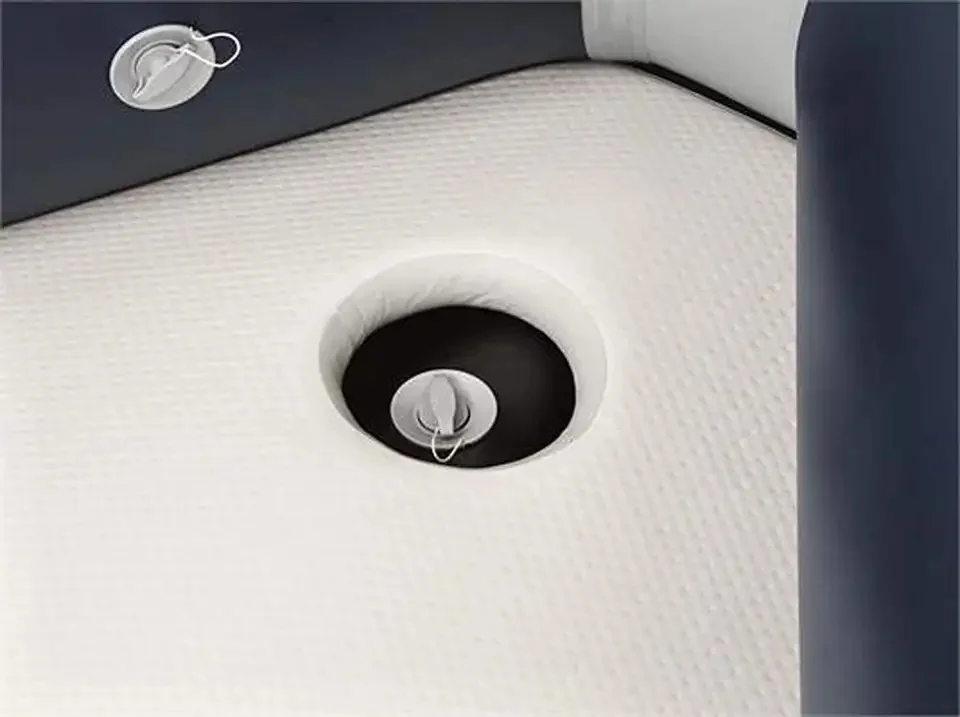 10.8 ft Inflatable Boat Inflatable Dinghy Yacht Tender Raft with Air-Deck Floor