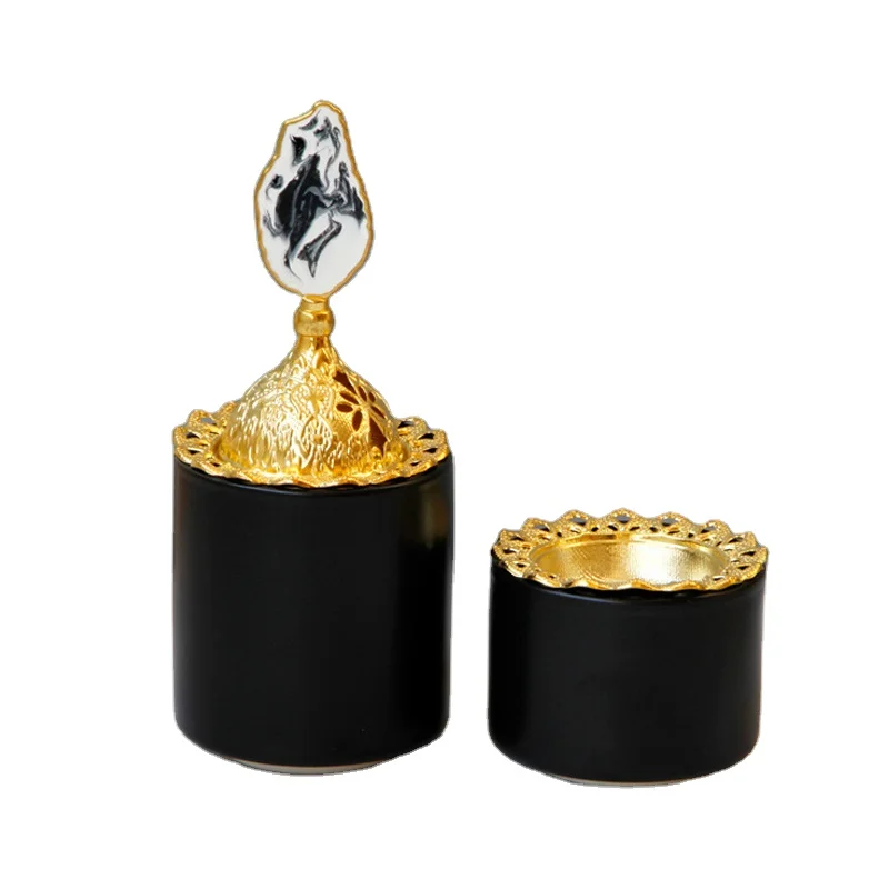 
2021 New Middle Eastern Arabic Bakhoor burner Mug Charcoal Ceramic Incense Burner 