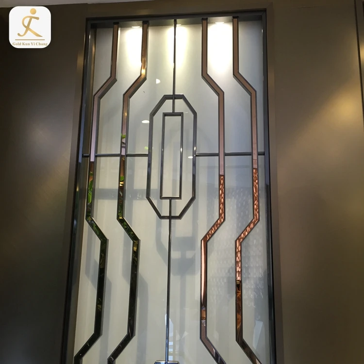 Laser Cut Metal Screen Divider Home Stainless Steel Room Partition Panels