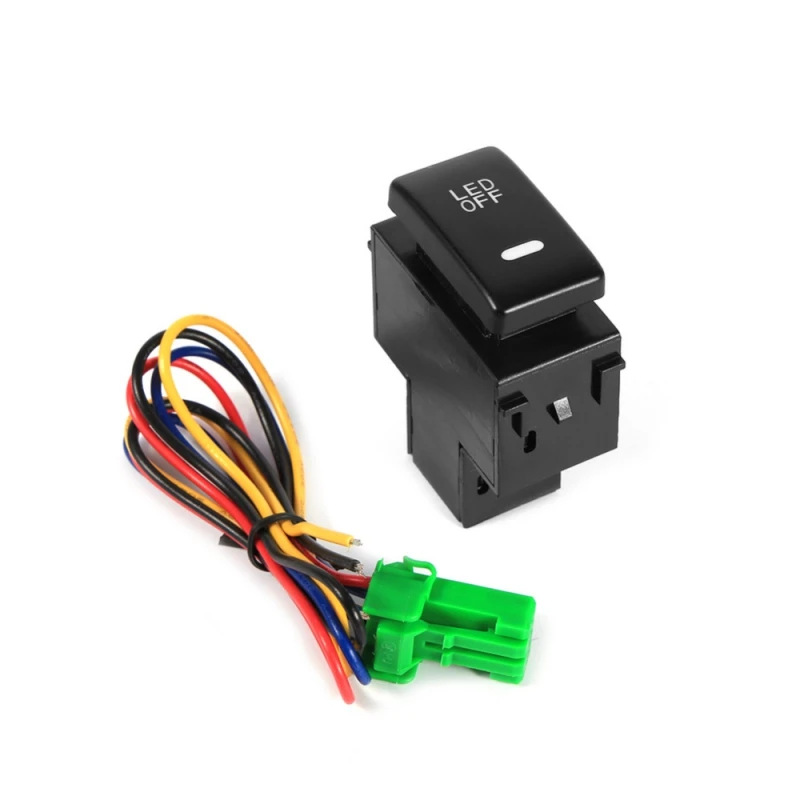 12 volt Switch Car Fog Light Switch Spst On-Off Push Button Switch for Nissan Pathfinder R51NP300