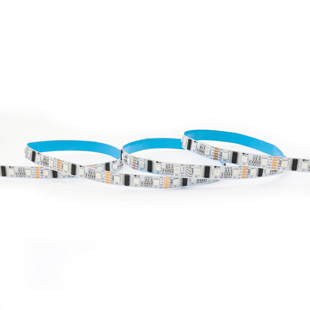 UCS512 RGB Светодиодная лента IP67 медный корпус 12 В вход Bluetooth пульт дистанционного управления Переключатель смарт-полосы света для украшения