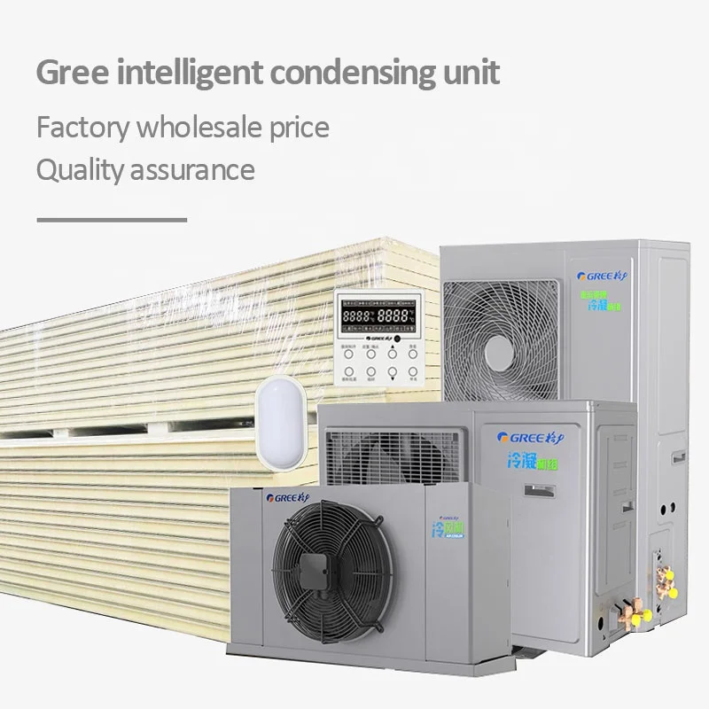 China freezer condensing unit dc freezer units air cooled condensing 3hp 5hp 6hp