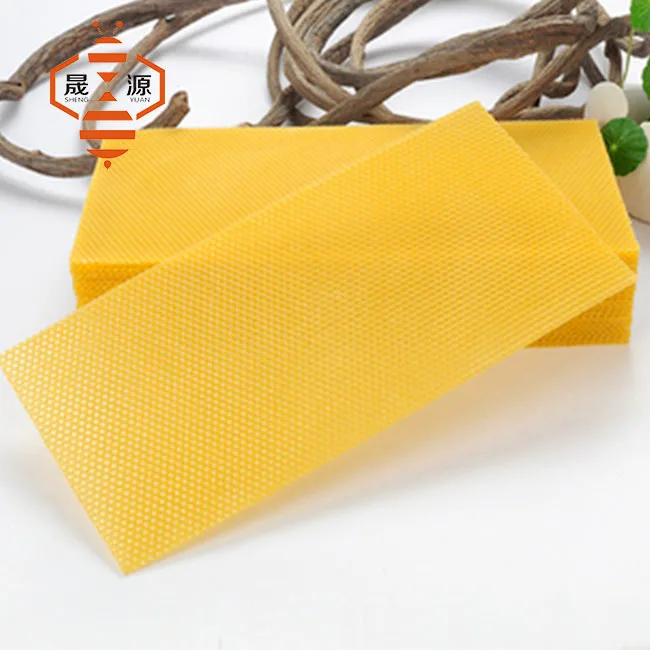 Pure Natural Honey Comb Beeswax Sheets White Beeswax Foundation Sheet