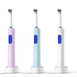 one button rechargeable  rotary  toothbrush dental care toothbrush  HYK-11004