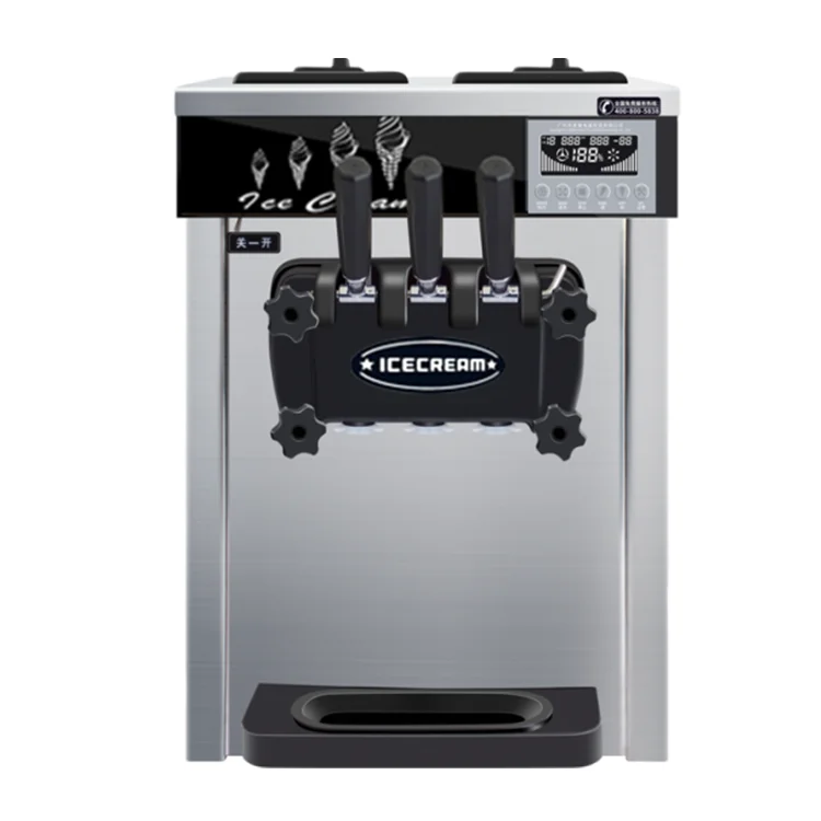 
Stainless steel table top Soft ice cream machine soft serve ice cream machine 