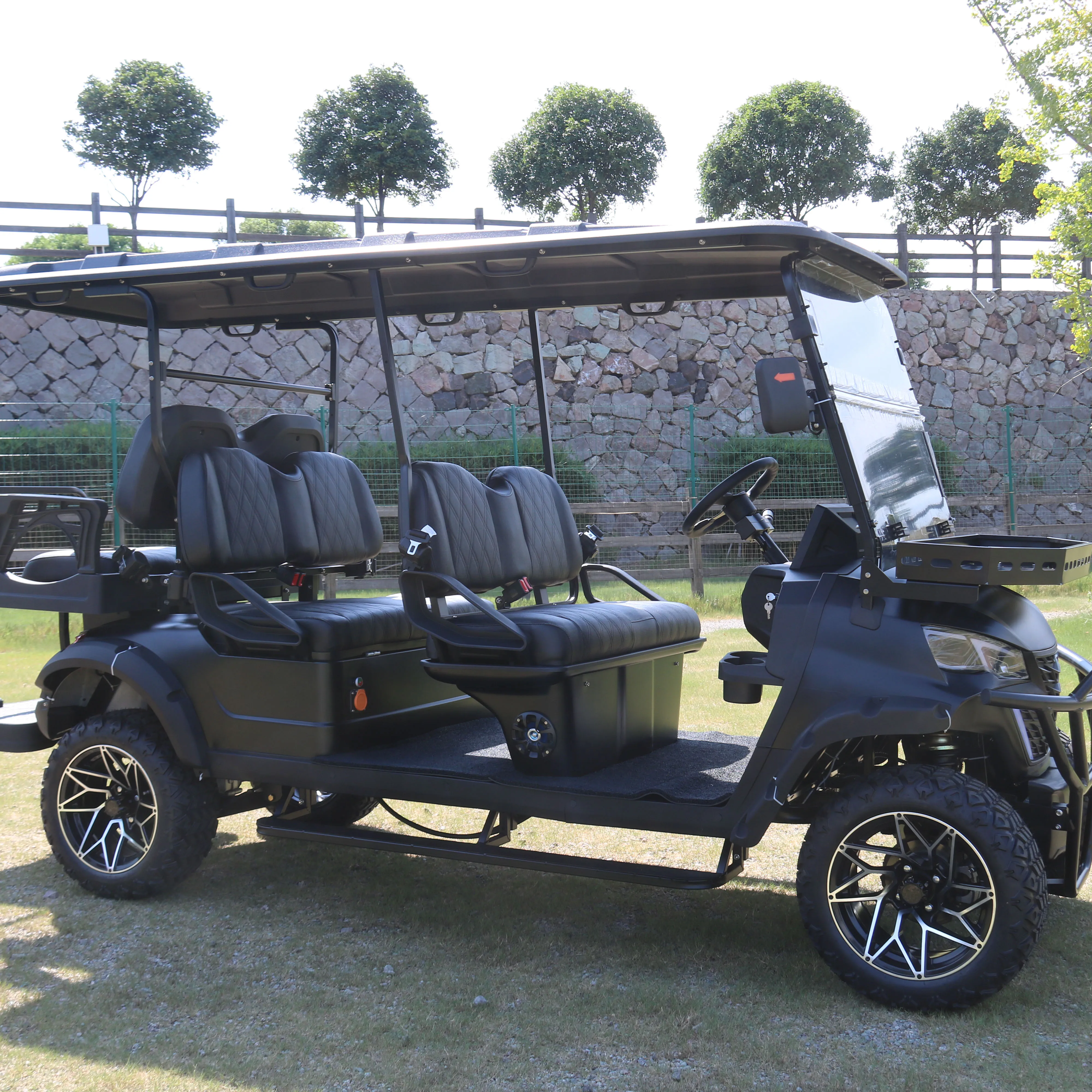 48v Golf Cart Motors Durable Ebike Golf Cart Off-road Golf Cart 6 Seater Electric Lithium