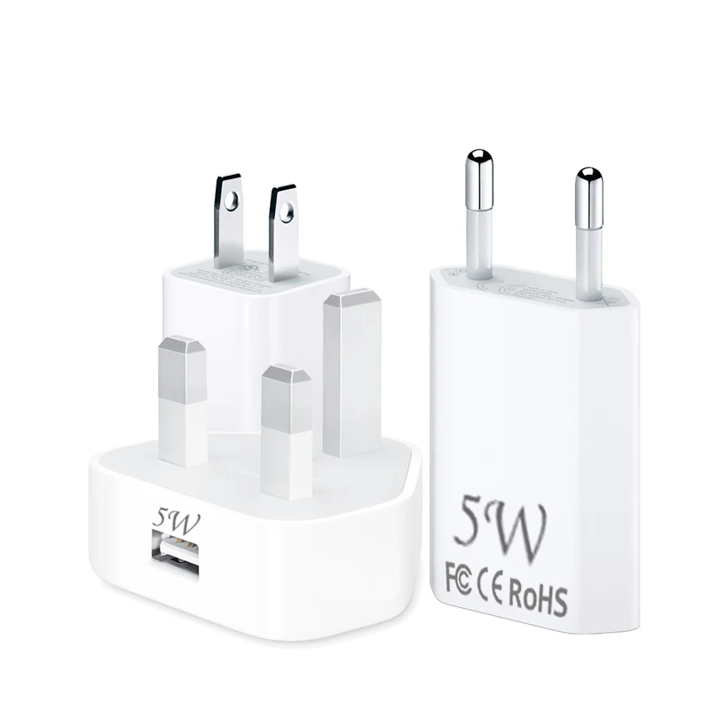 5W MINI Portable USB mobile phone Power adapter 4th-generation mobile phone 5V1A Charger For iPhone 4/5/6/7/8 Charger