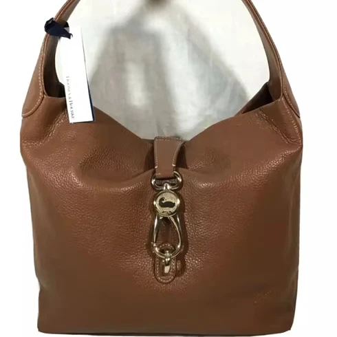 2024 factory logo lock shoulder bag leather saddle tan hobo bag elegant luxury lock women handbags