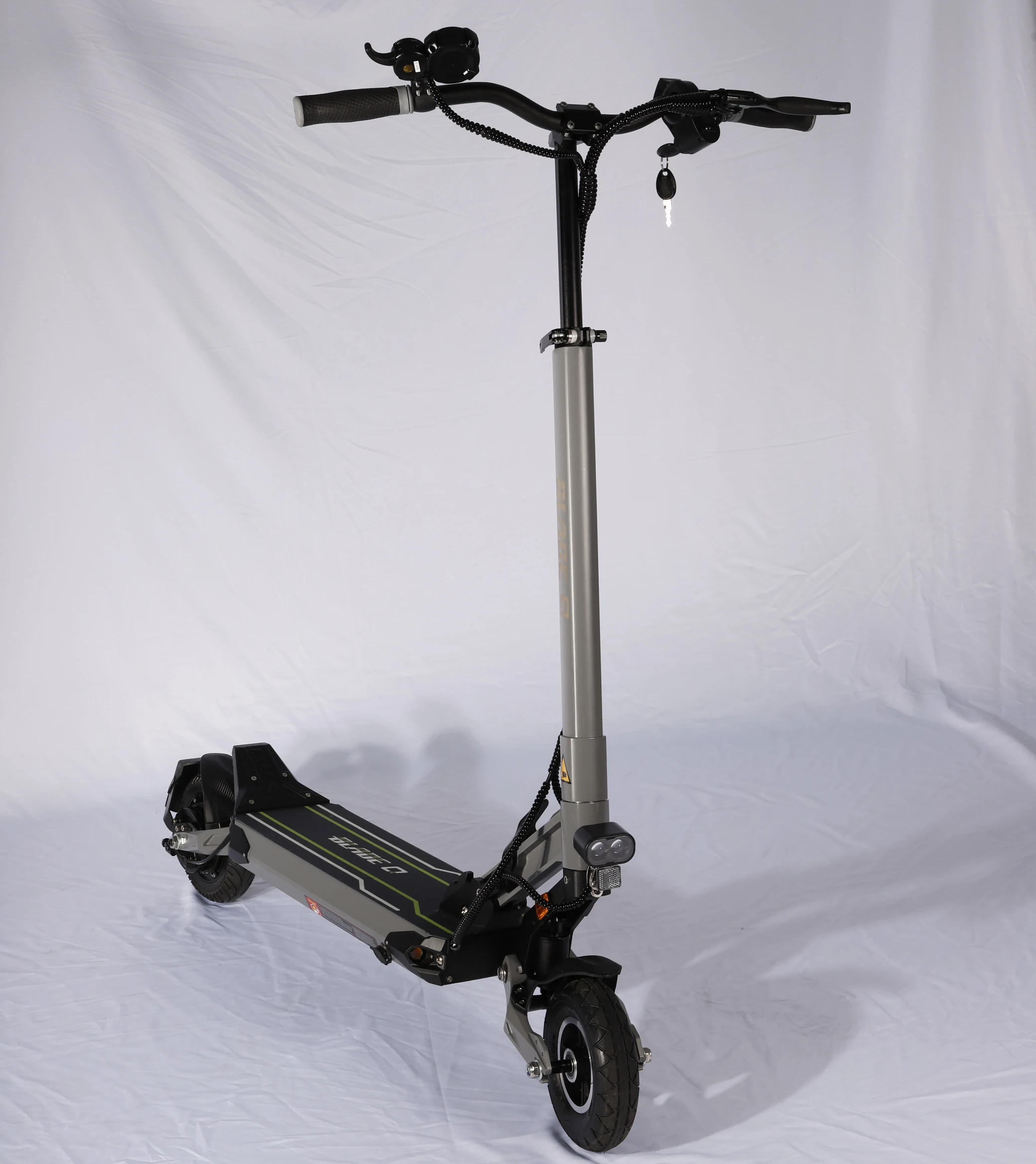 2023 New Design Teverun Blade Q 350w Dual Motor 8inch solid Tire Two Wheels Fast Electric Scooter For Adults