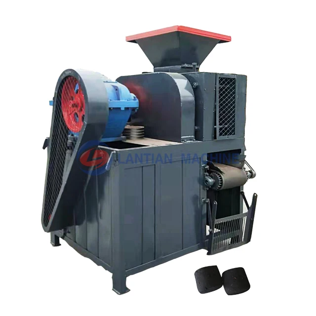 Wood charcoal machine energy saving corn stalk rice husk coconut shell complete line coconut charcoal briquette machine