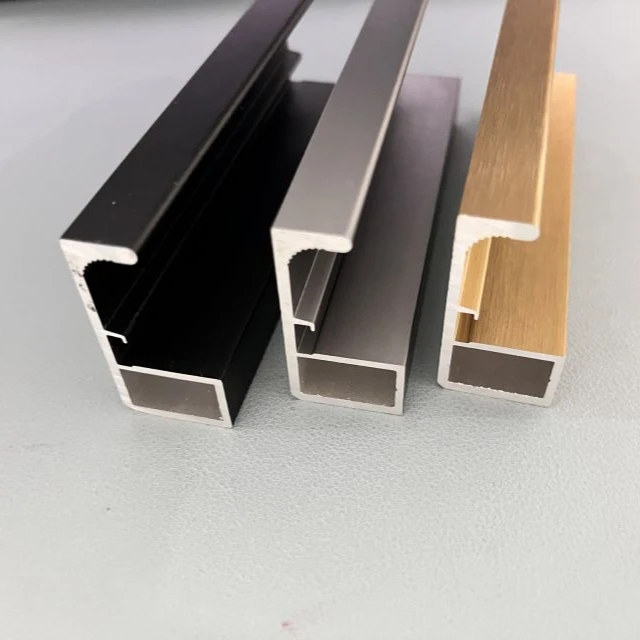 Door Kitchen Frame Wardrobe Glass Cabinet Aluminum Home Furniture Bedroom Antique Modern Aluminium Profiles for Kitchen Door