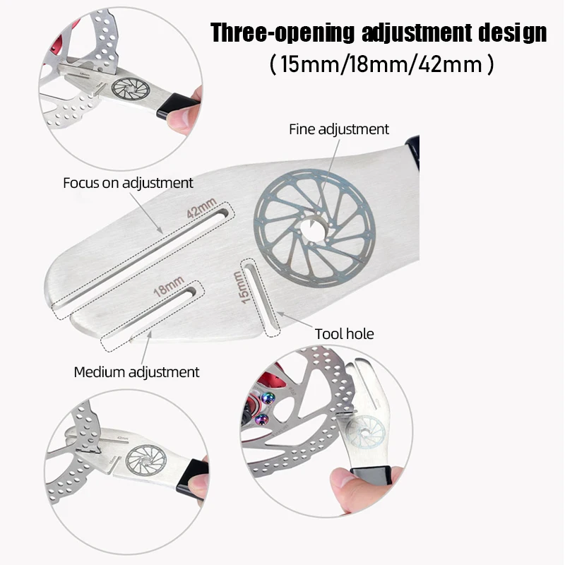 BLOOKE Bicycle Brake Disc Accessories Auxiliary Tool Bike Brake Disc Rotor Calibration Tool