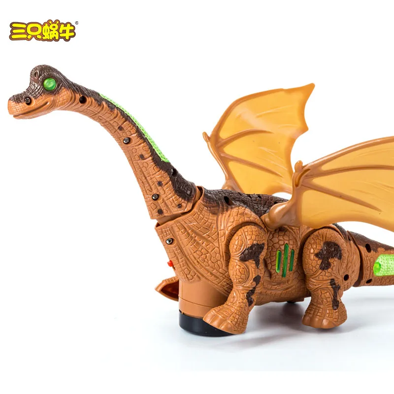 Electric universal long-necked dragon  wing with light music Dinosaure Toy