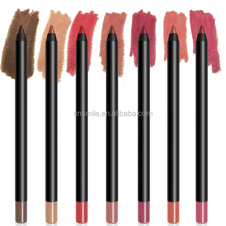  LP05 оптовая продажа OEM lipliner макияж Многоцветный индивидуальный фирменный карандаш для