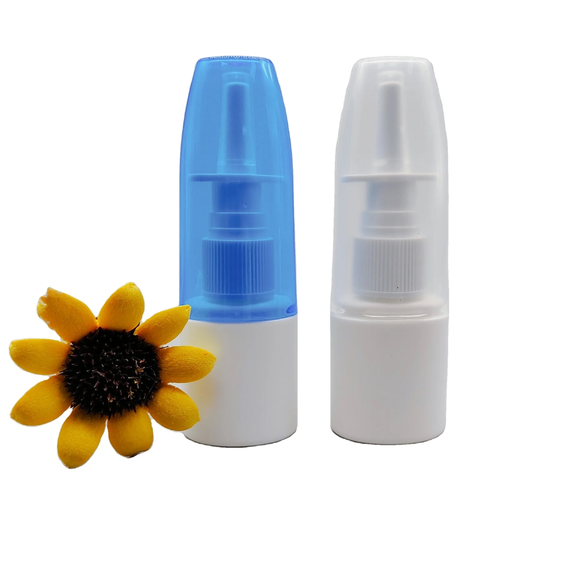 Pharmaceutical Packaging HDPE Plastic Nasal Spray Bottle 20ml Medical Liquid Packaging