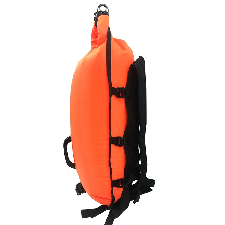 Customize 28L Buoy Swim Safety Swim Buoy Tow Float LED Floating Air Dry Bag for Open Water Swimmers, Wild Swimming, Triathletes