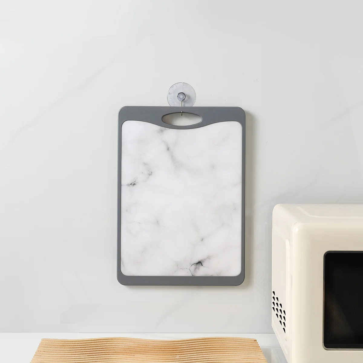 Kitchen Hanging Cutting Board Plastic Fruit Diced Cut Vegetables Marble Mdf Plastic Cutting Board Mat