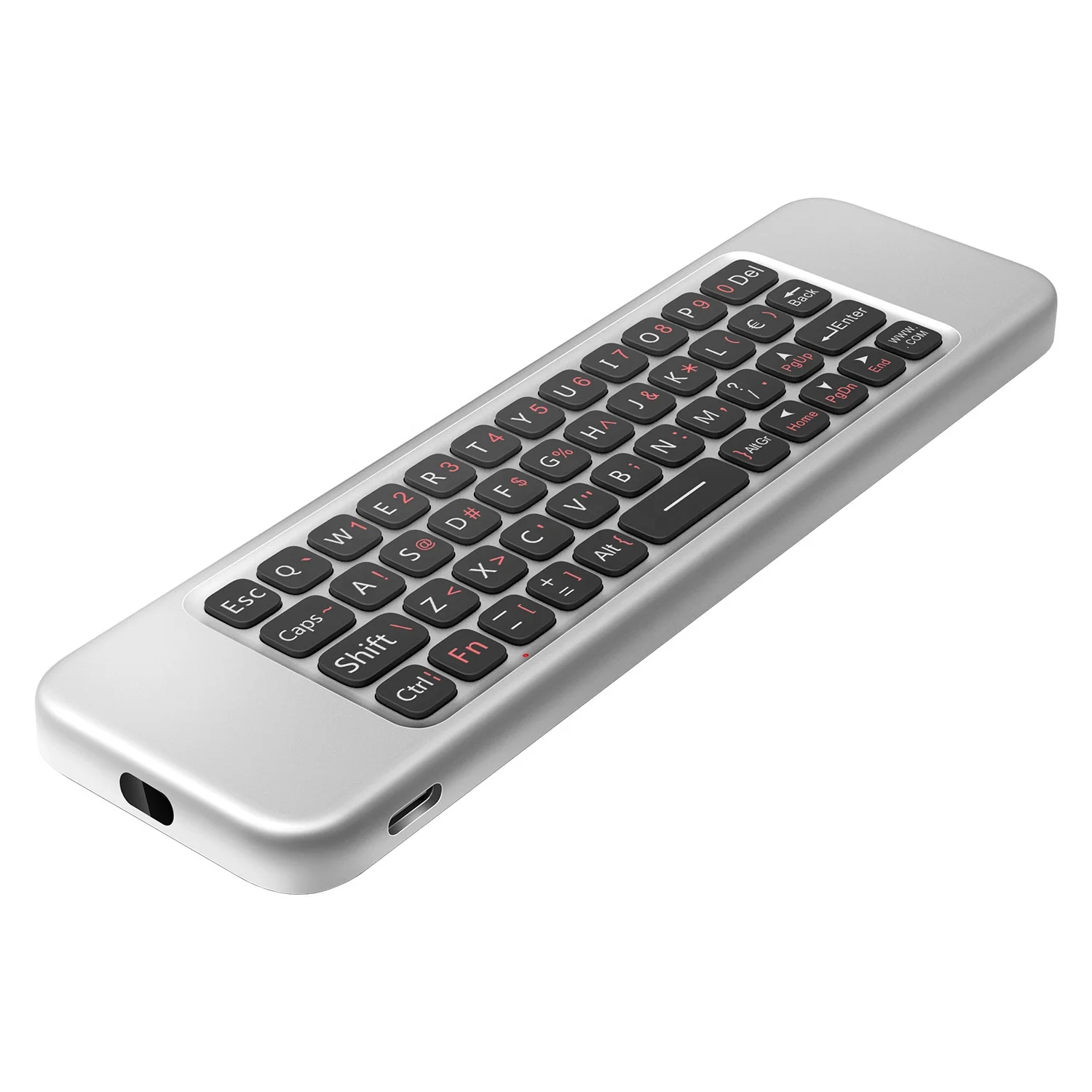 Wechip W3 Voice Air Mouse Double-Sided IR Learning Wireless Controller with Mini Keyboard Mouse TV Voice  Remote Control