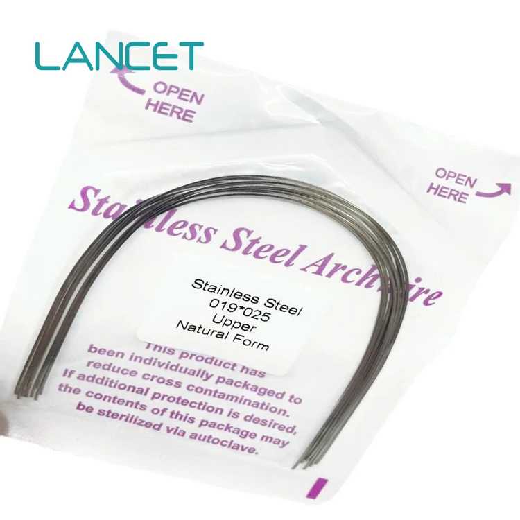 yiwu dental consumables Orthodontic Stainless steel arch wire Super Elastic Arch Niti Wire Niobium Titanium Wires