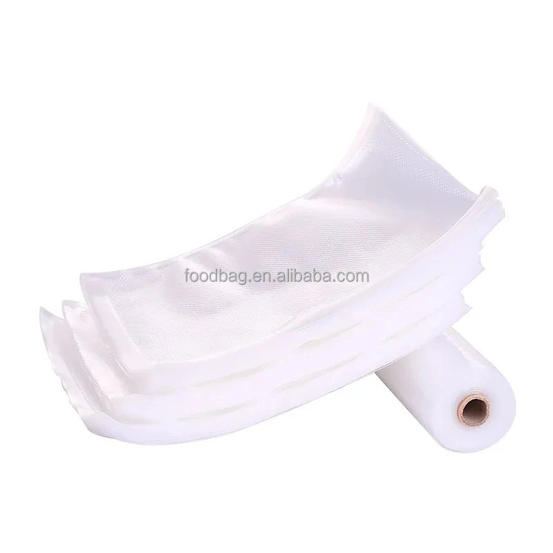 Custom Size Plastic Pouch Packaging Clear Resealable Food Grade Vacuum Seal Bags For Food