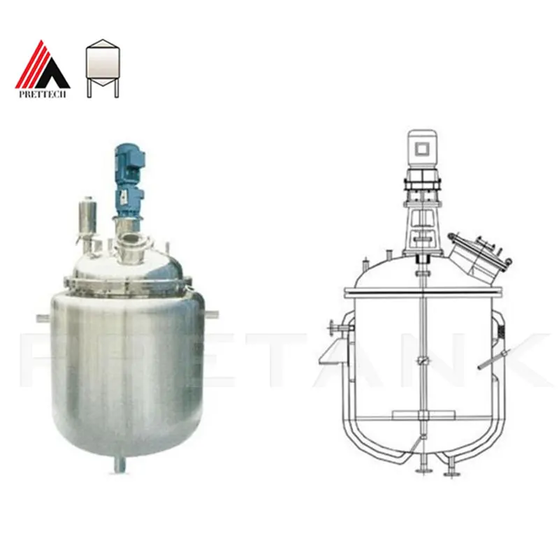 Customized Capacity Stainless steel tank  chemical  reactor for resin