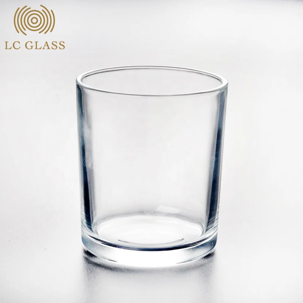 
wholesale 8oz 10oz Soy wax scented candle holder & candle glass jar with lid & empty candle containers 